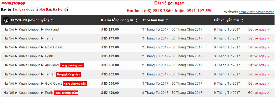 Đặt vé máy bay giá rẻ - Liên hệ ngay : (08).9848.2860 hoặc 0941.197.590