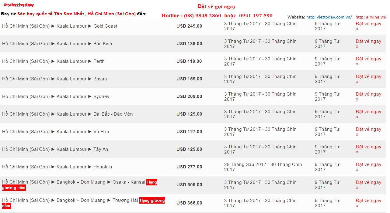 Đặt vé máy bay giá rẻ - Liên hệ ngay : (08).9848.2860 hoặc 0941.197.590