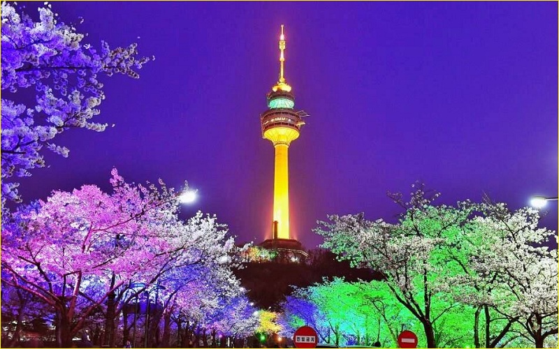 du lịch namsan tower hàn quốc