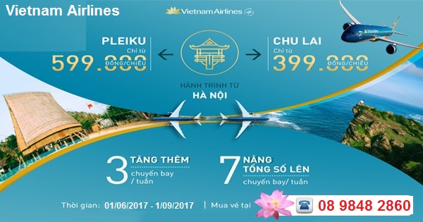 khuyến mại vé máy bay vietnam airlines 