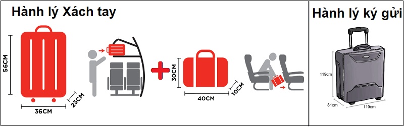 dịch vụ hành lý và hành lý ký gửi hãng AirAsia