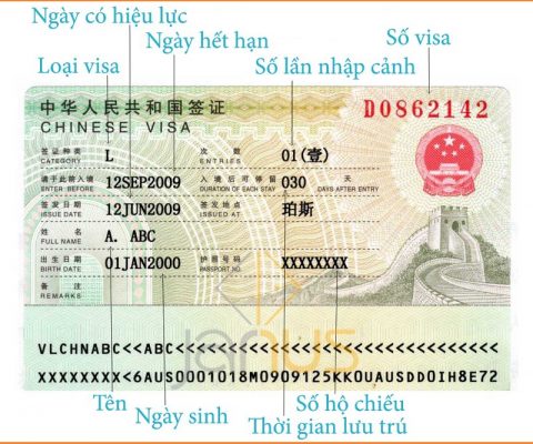 xin visa du lịch trung quốc visa du lịch trung quốc