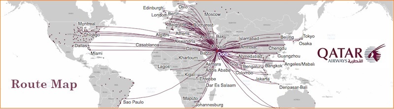 Đường bay Qatar Airways