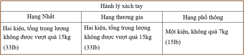 Hành lý xách tay